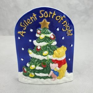 Piglet Winnie The Pooh Disney Christmas Tealight Candle Holder